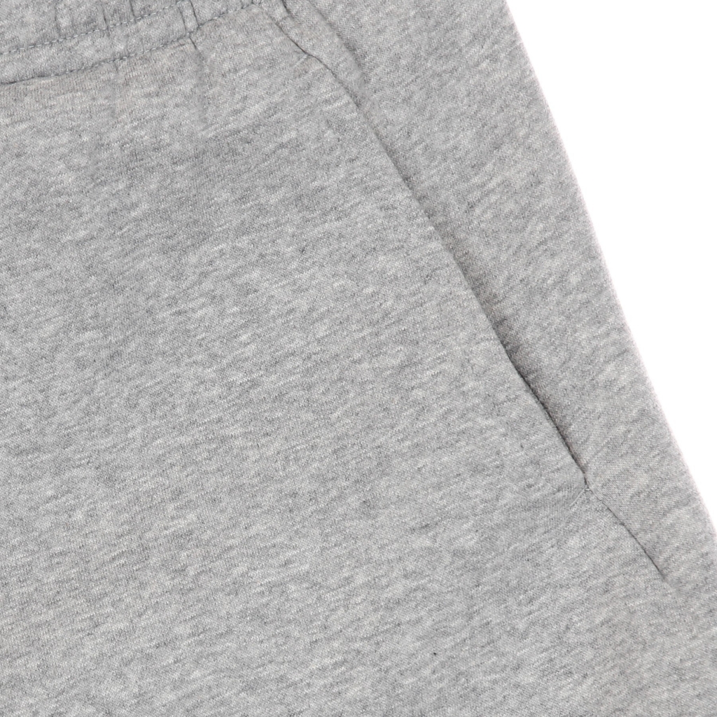 pantalone corto tuta felpato uomo sportswear club DK GREY HEATHER/WHITE/WHITE