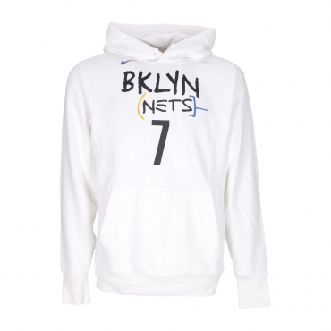 felpa cappuccio uomo nba city edition fleece hoodie no 7 kevin durant bronet WHITE