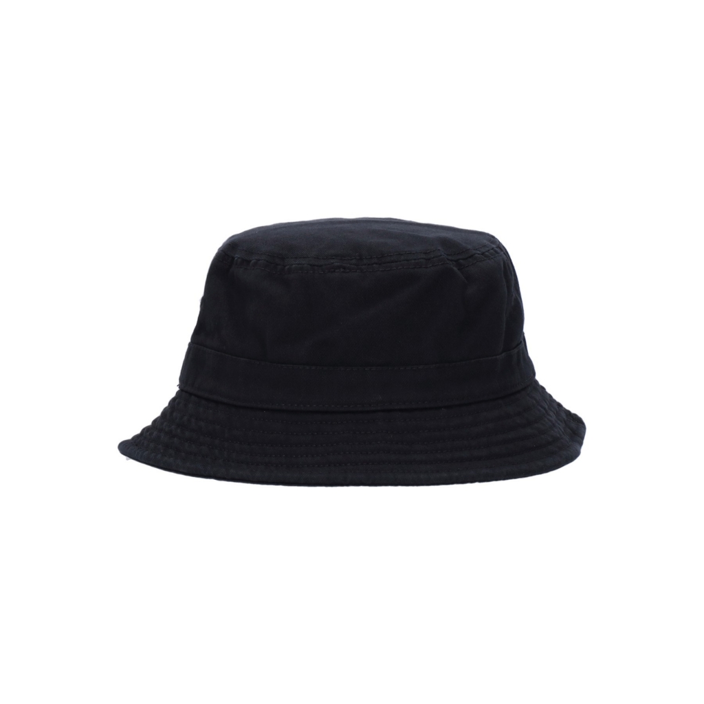 cappello da pescatore uomo logo bucket BLACK