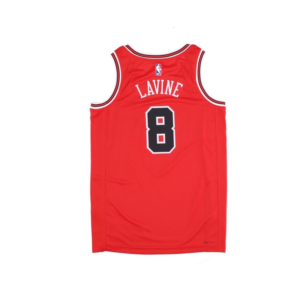 canotta basket uomo nba icon edition 22 dri-fit swingman jersey no 8 zach lavine chibul UNIVERSITY RED