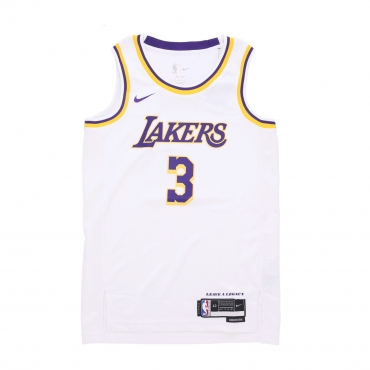 canotta basket uomo nba association edition 22 dri-fit swingman jersey no 3 anthony davis loslak WHITE