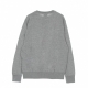 felpa leggera girocollo uomo sportswear club DK GREY HEATHER/WHITE