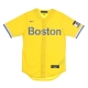 casacca baseball uomo mlb official replica jersey city connect bosred YELLOW