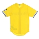 casacca baseball uomo mlb official replica jersey city connect bosred YELLOW