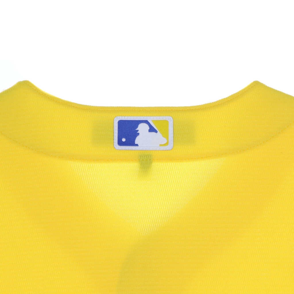 casacca baseball uomo mlb official replica jersey city connect bosred YELLOW