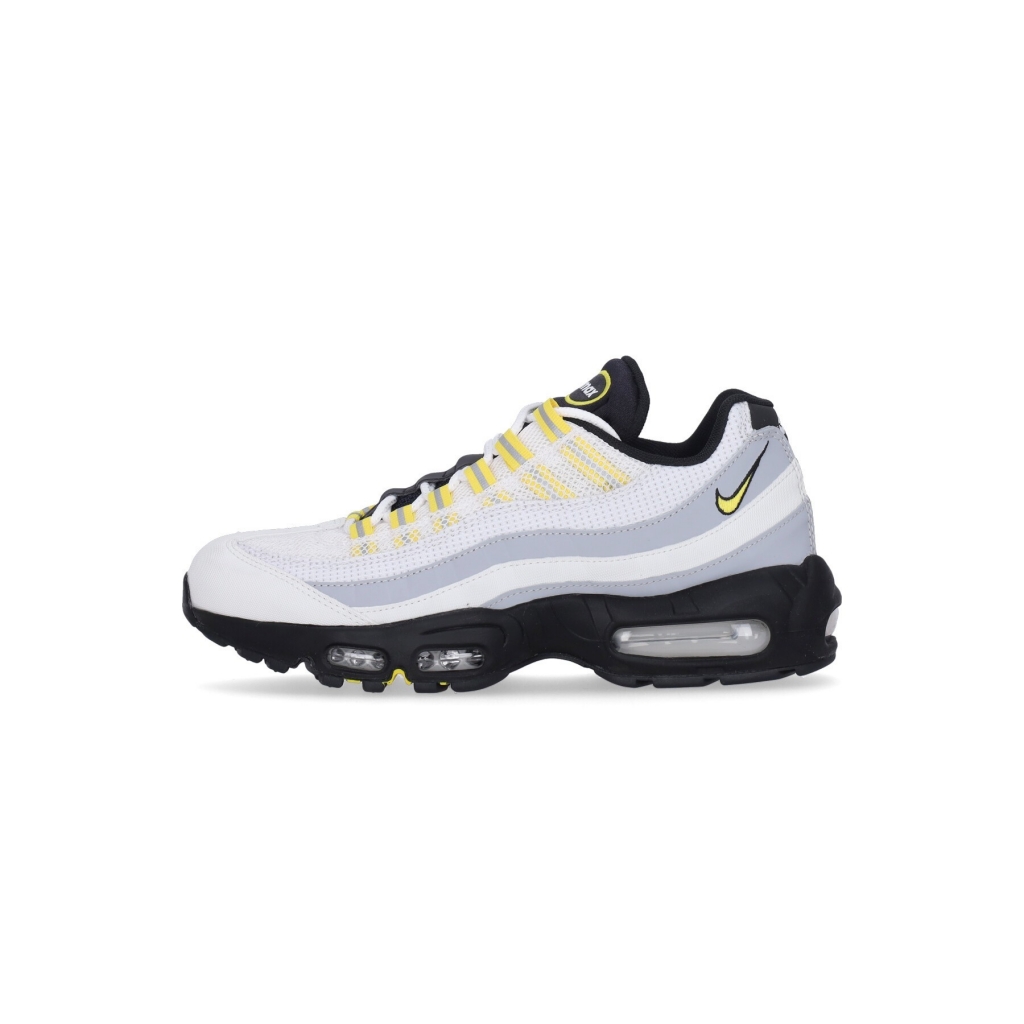 scarpa bassa uomo air max 95 WHITE/TOUR YELLOW/BLACK/WOLF GREY