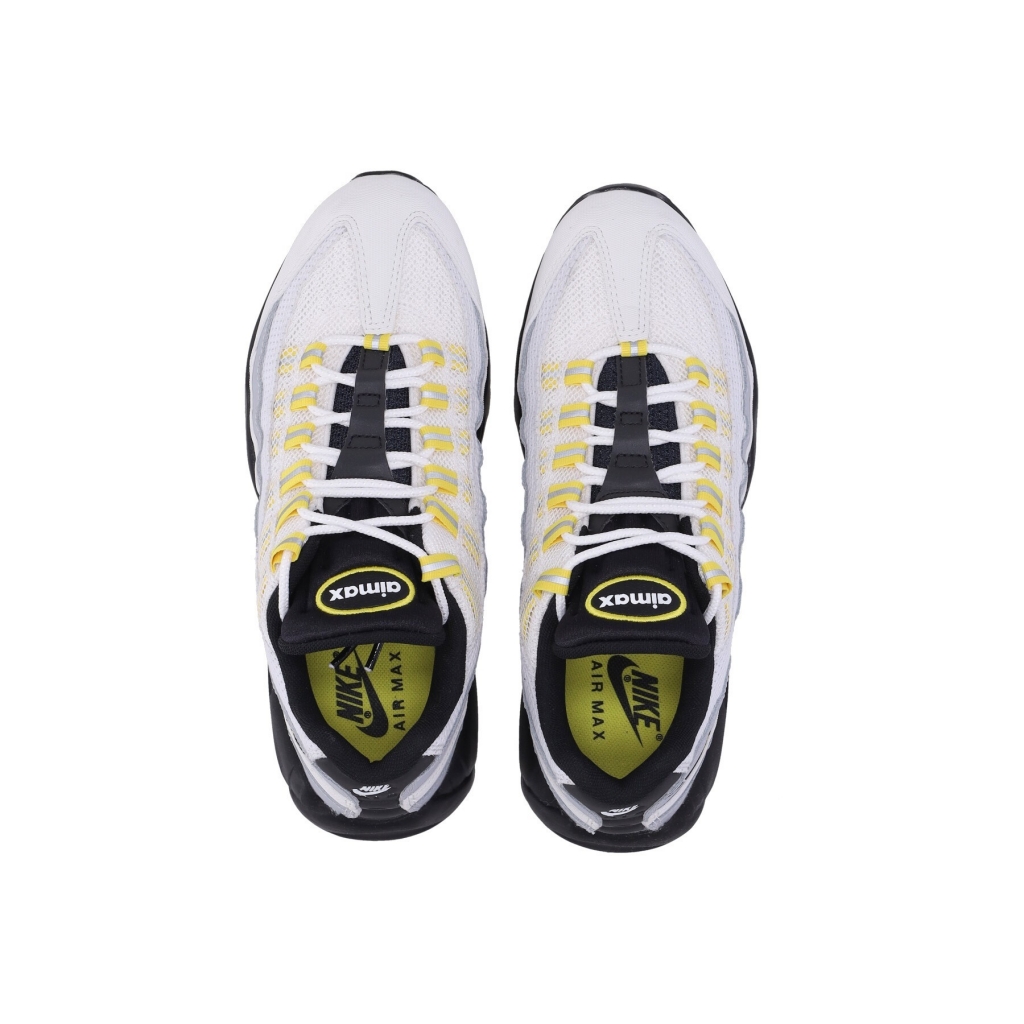 scarpa bassa uomo air max 95 WHITE/TOUR YELLOW/BLACK/WOLF GREY