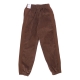 pantalone tuta leggero donna sportswear air high-waisted corduroy fleece pants CACAO WOW/ALE BROWN