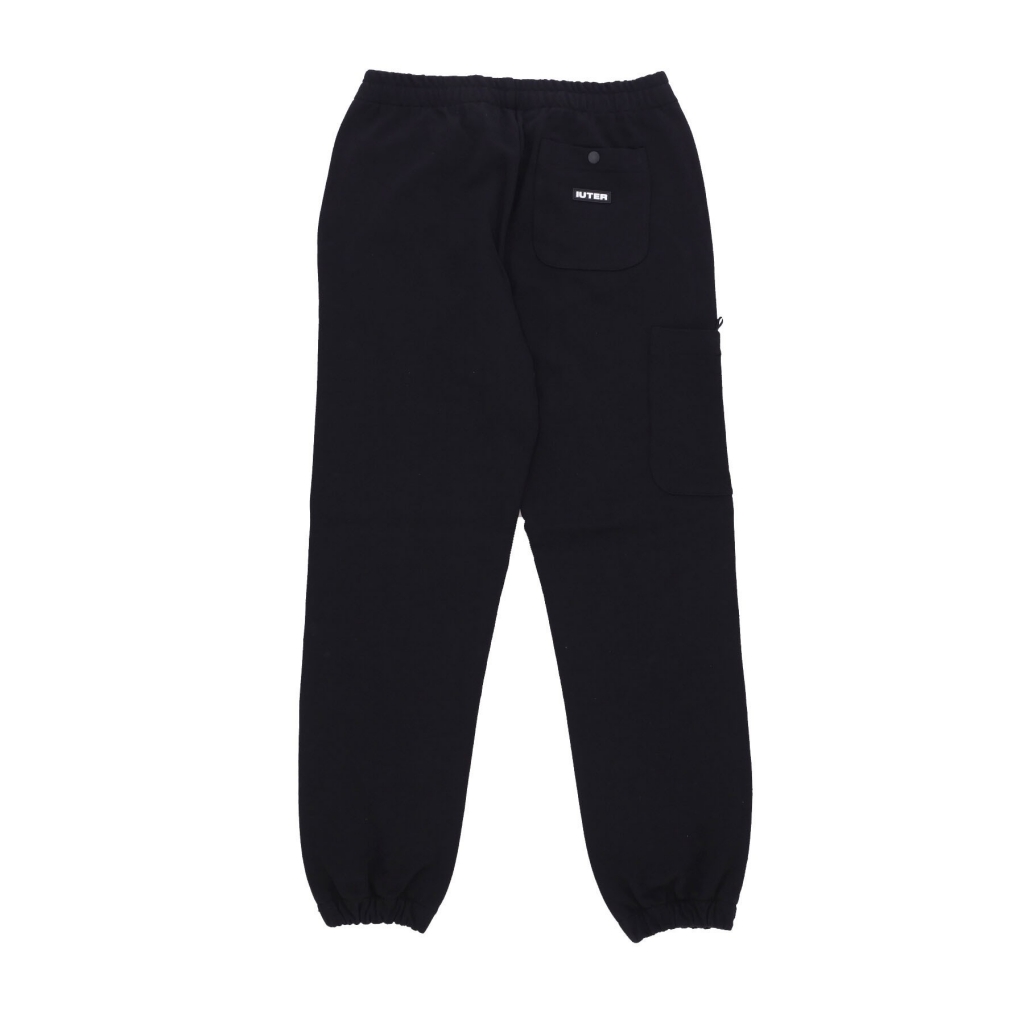 pantalone tuta leggero uomo family sweatpant BLACK