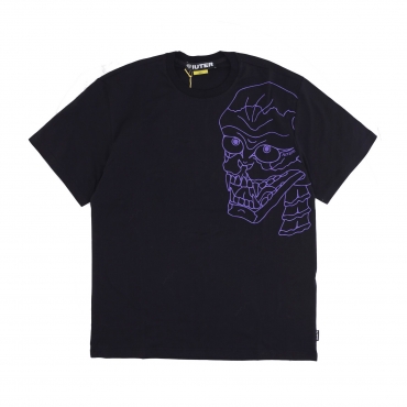 maglietta uomo skull tee BLACK/VIOLET