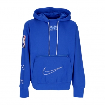 felpa cappuccio uomo nba city edition courtside fleece hoodie bronet ROYAL BLUE