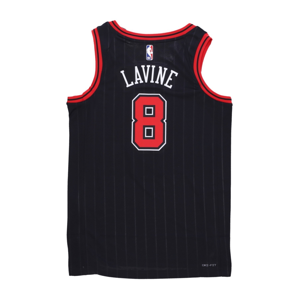 canotta basket uomo nba statement edition 22 dri-fit swingman jersey no 8 zach lavine chibul BLACK