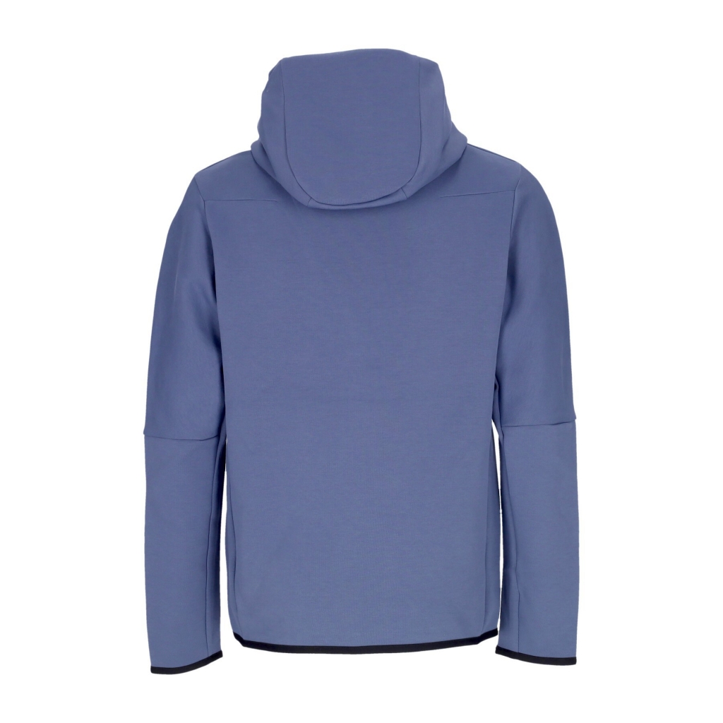 felpa leggera cappuccio zip uomo sportswear tech fleece hoodie DIFFUSED BLUE/BLACK