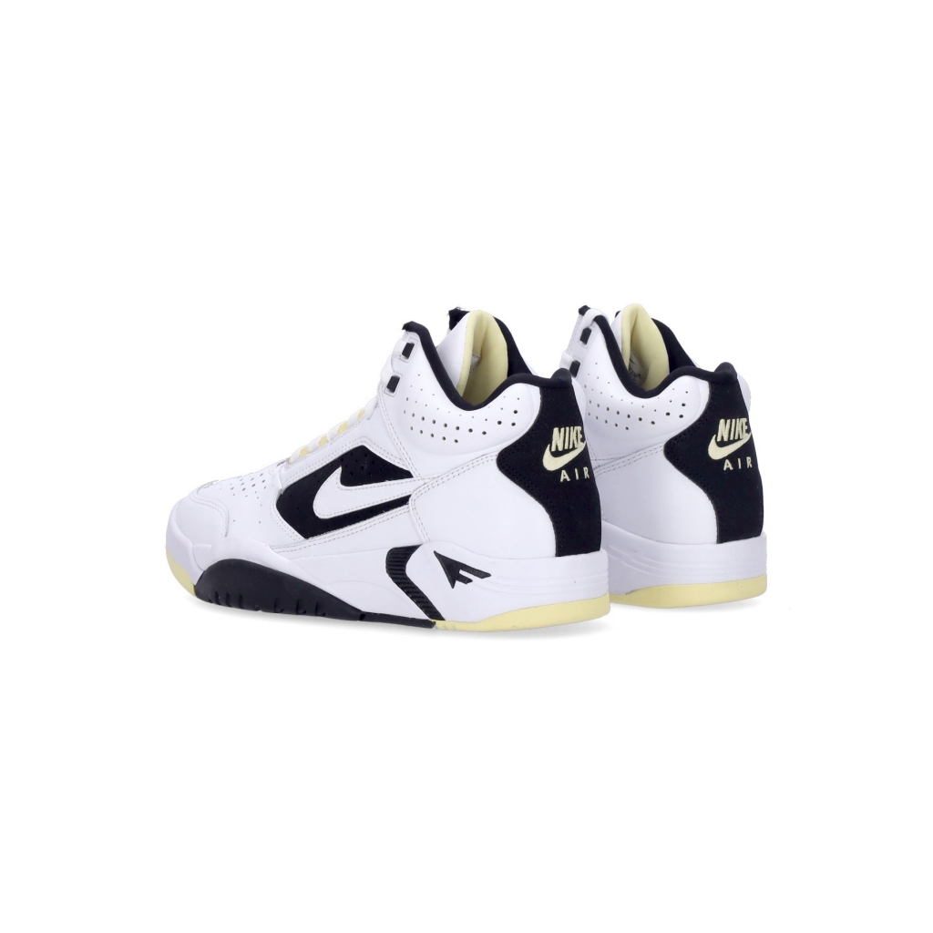 scarpa alta uomo air flight lite mid WHITE/WHITE/LEMON/BLACK