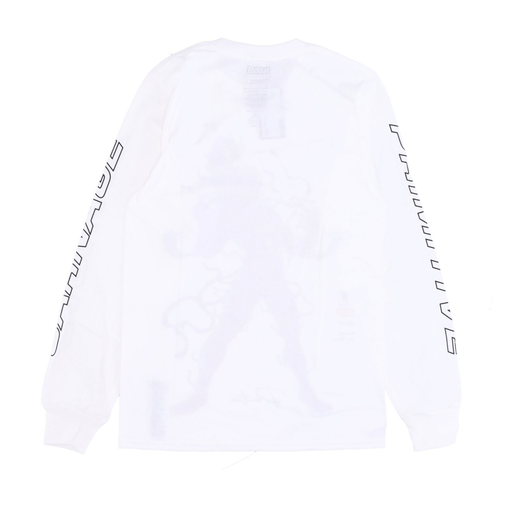 maglietta manica lunga uomo carnage l/s tee x marvel x nychos WHITE