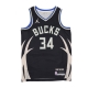 canotta basket uomo nba statement edition 22 dri-fit swingman jersey no 34 giannis antetokounmpo milbuc BLACK