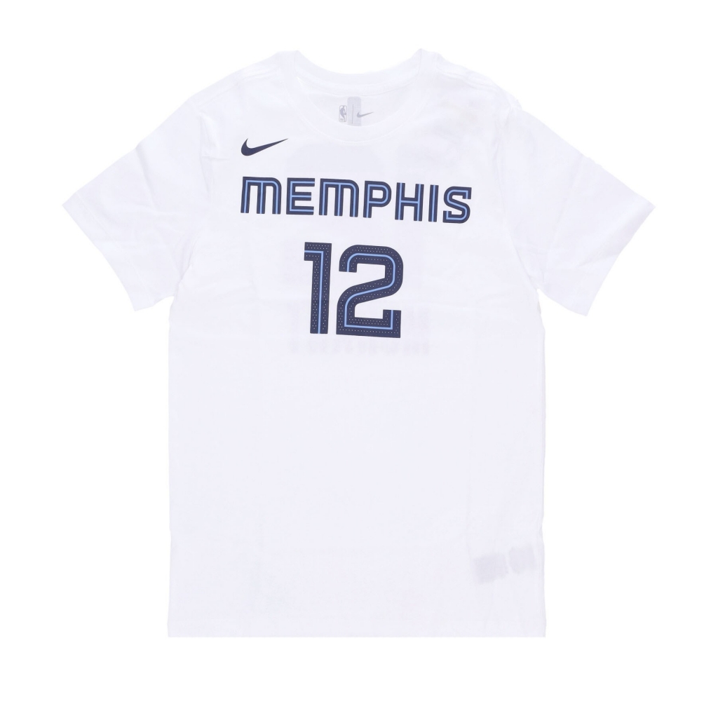 maglietta uomo nba essential tee no 12 ja morant memgri WHITE