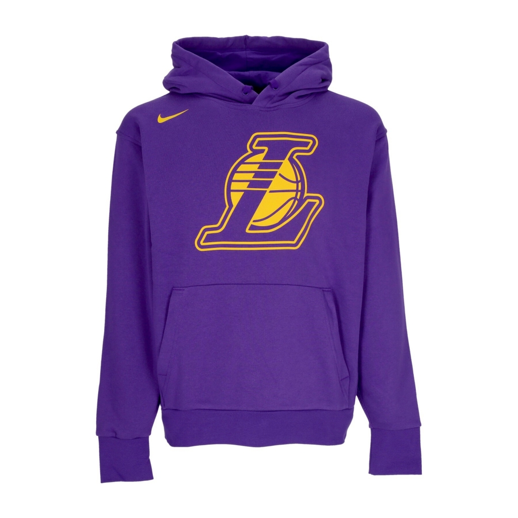 felpa cappuccio uomo nba essential fleece hoodie loslak FIELD PURPLE