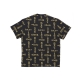 maglietta uomo wavy jacquard tee BLACK