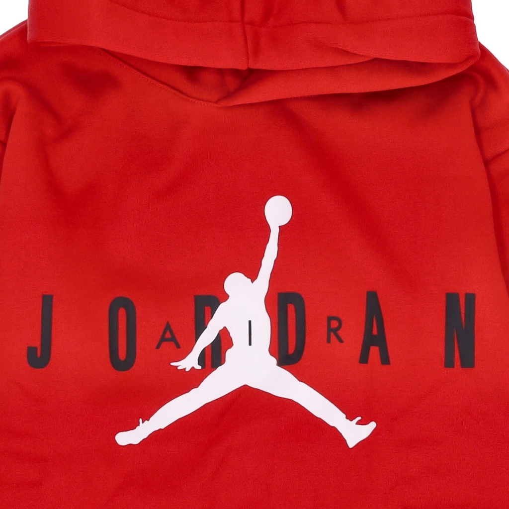 felpa cappuccio ragazzo jumpman sustainable po hoodie GYM RED