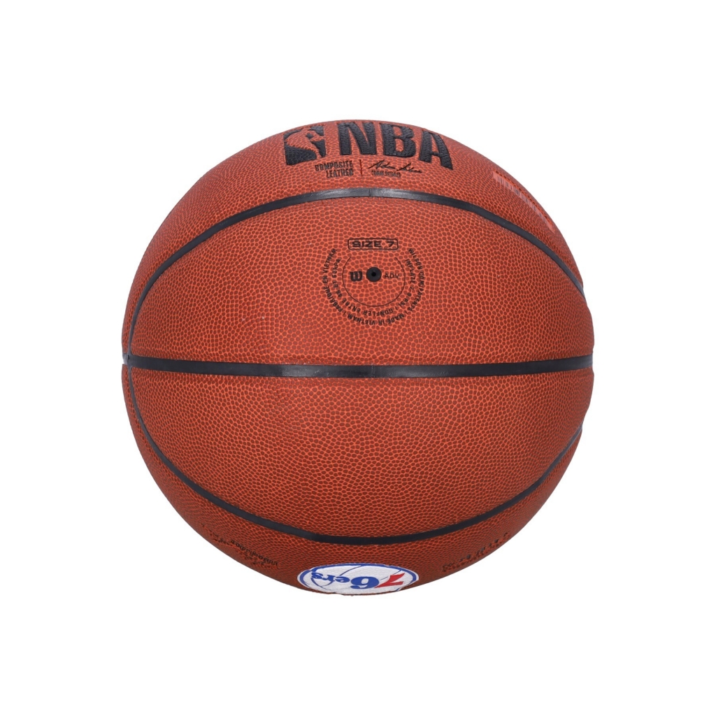 pallone uomo nba team alliance basketball size 7 phi76e BROWN/ORIGINAL TEAM COLORS