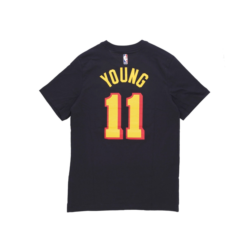 maglietta uomo nba statement edition essential no 11 trae young atlhaw BLACK