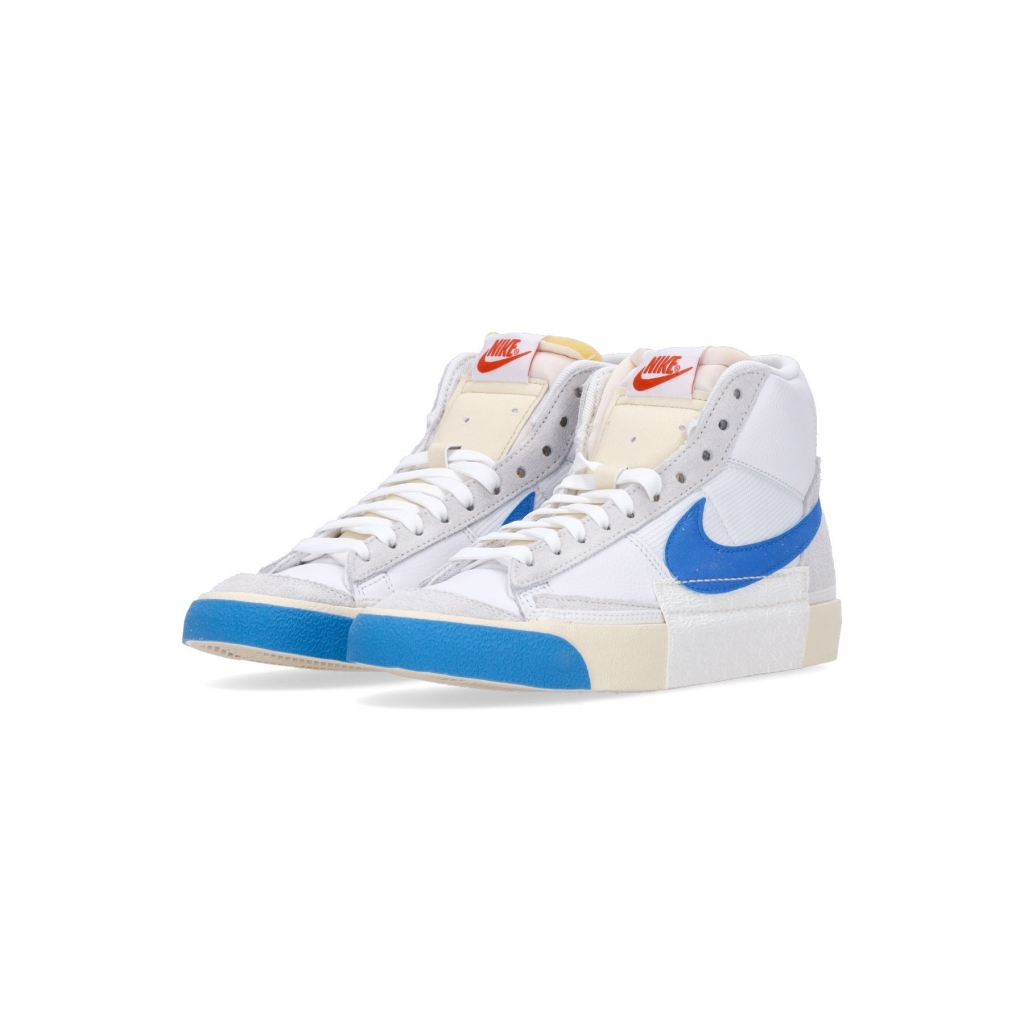 scarpa alta uomo blazer mid pro club WHITE/PHOTO BLUE/WHITE/BEACH