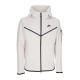 felpa leggera cappuccio zip uomo sportswear tech fleece hoodie LIGHT BONE/BLACK