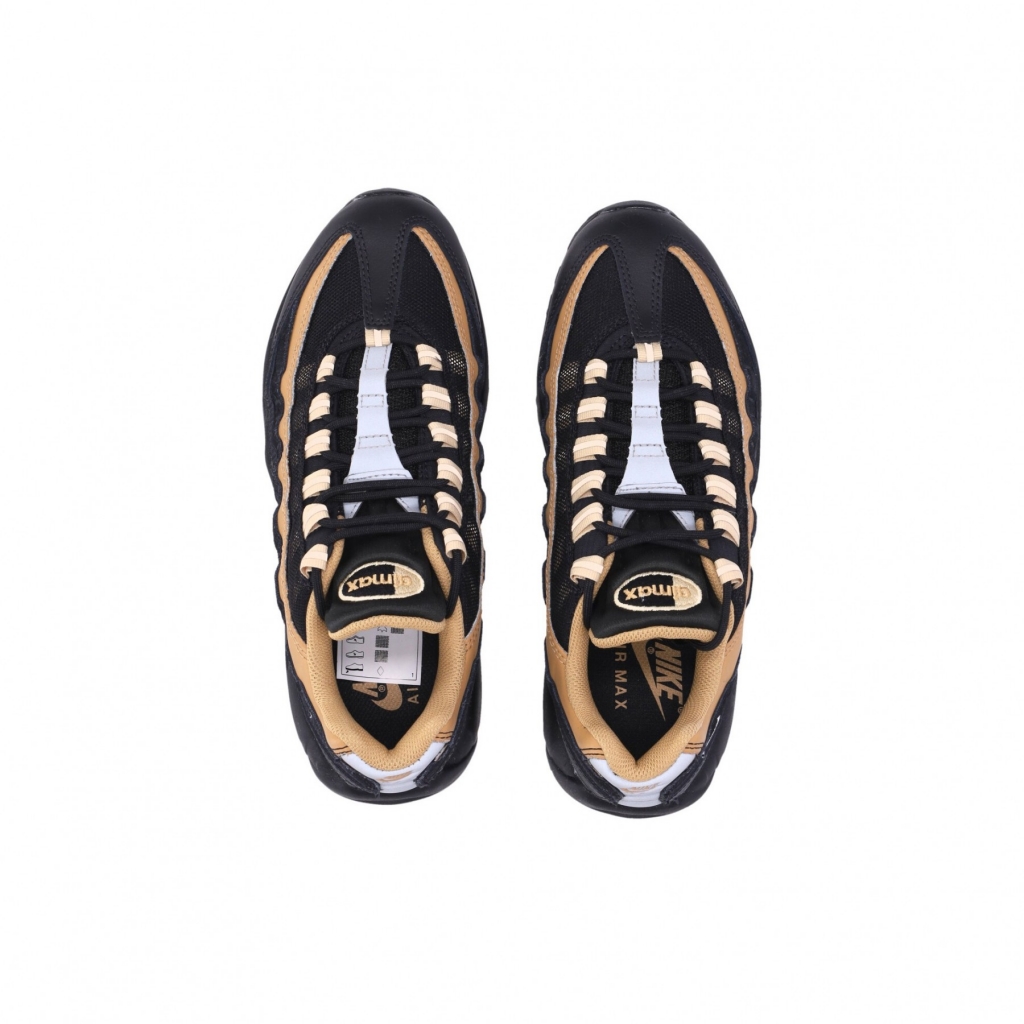 scarpa bassa uomo air max 95 BLACK/SUMMIT WHITE/ELEMENTAL GOLD/SESAME