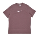 maglietta donna sportswear ms bf tee PLUM ECLIPSE/WHITE