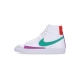 scarpa alta donna w blazer mid 77 WHITE/STADIUM GREEN/PICANTE RED