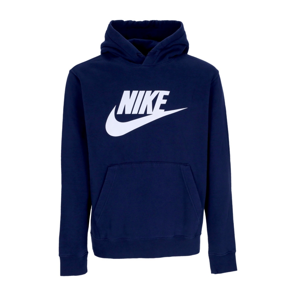 felpa cappuccio uomo club hoodie pullover basketball gx MIDNIGHT NAVY/MIDNIGHT NAVY/WHITE