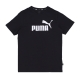 maglietta uomo ess logo tee BLACK