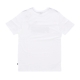 maglietta uomo ess+ 2 col logo tee WHITE/DARK NIGHT