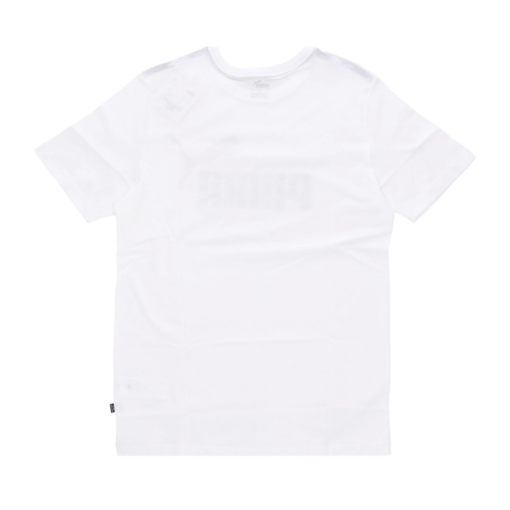 maglietta uomo ess+ 2 col logo tee WHITE/DARK NIGHT