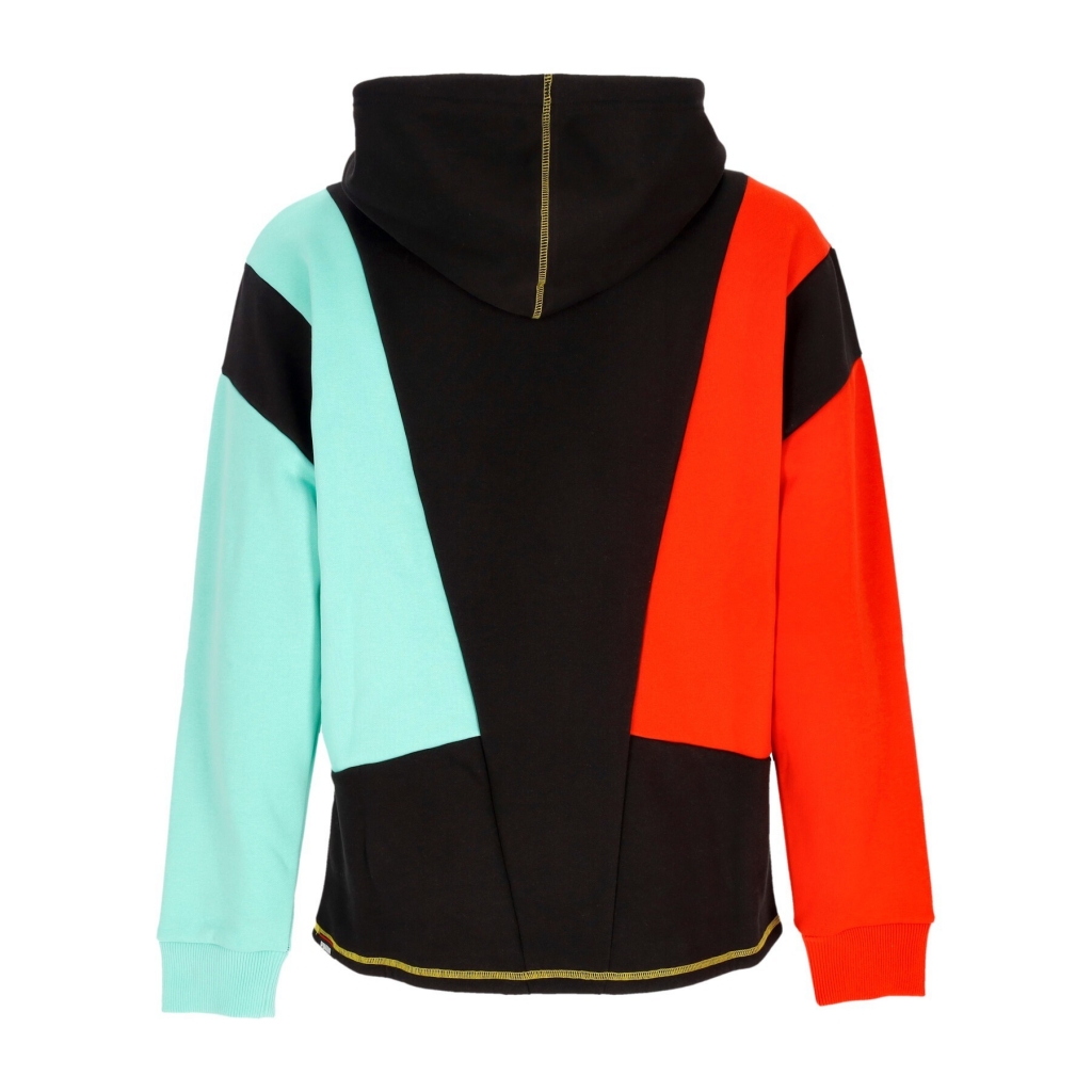 felpa cappuccio uomo in the paint pullover BLACK/COLOR BLOCK