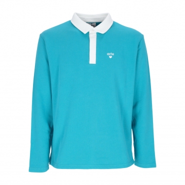 polo manica lunga uomo leonard collar l/s polo LAKE BLUE