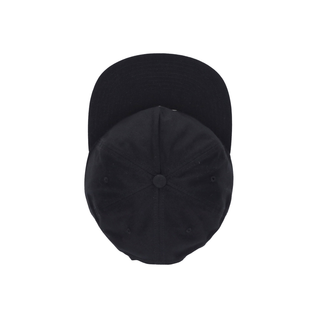 cappellino visiera piatta uomo set triple triangle snapback BLACK