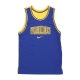 canotta basket uomo nba courtside dna dri-fit graphic tank golwar RUSH BLUE/AMARILLO