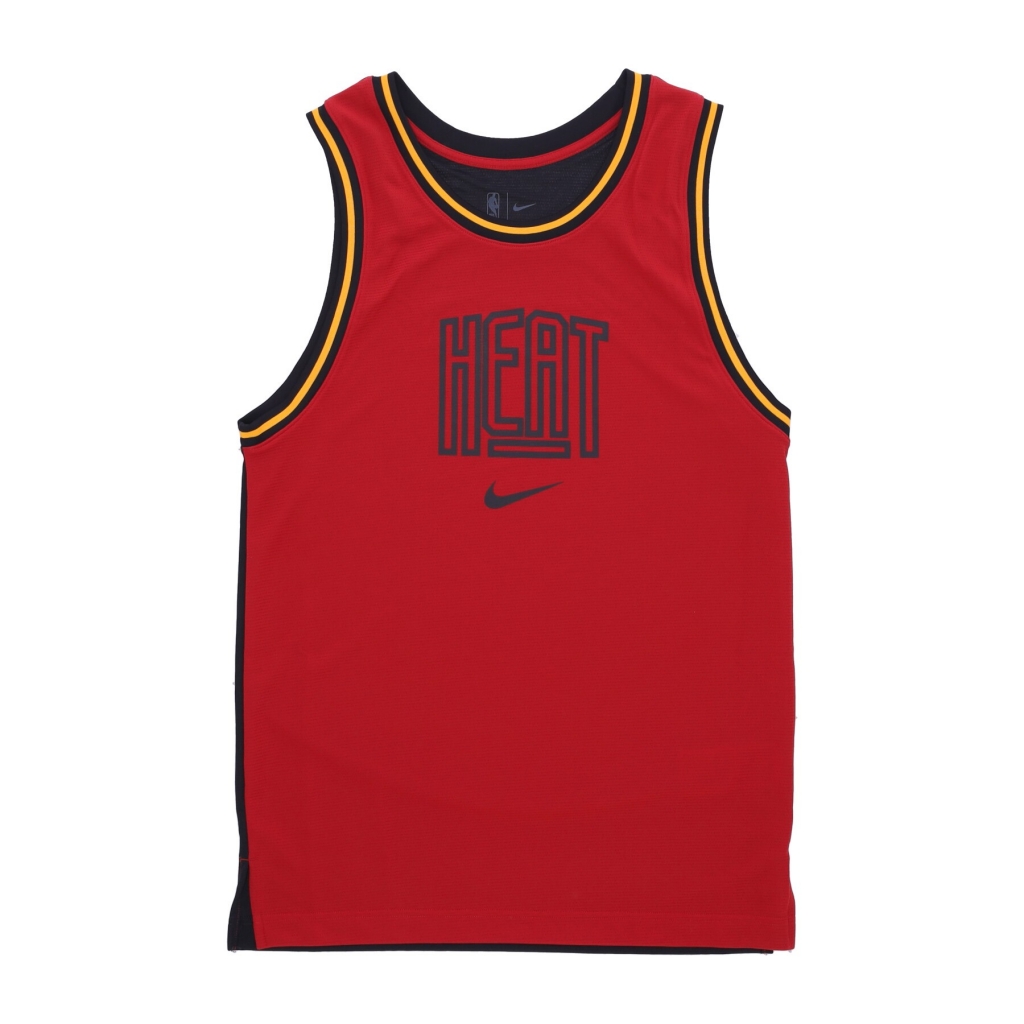 canotta tipo basket uomo nba courtside dna dri-fit graphic tank miahea TOUGH RED/BLACK