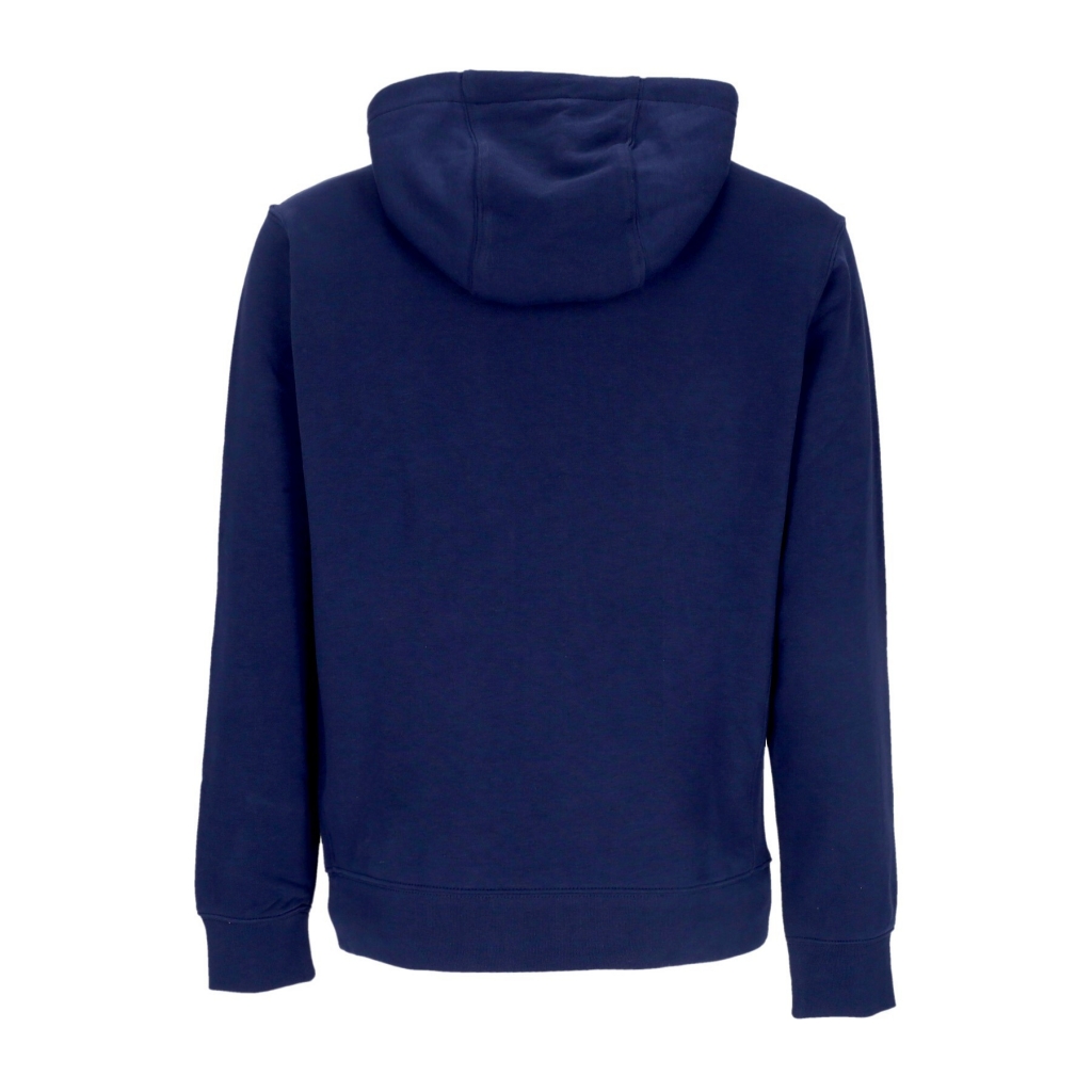 felpa leggera cappuccio uomo sportswear club hoodie MIDNIGHT NAVY/MIDNIGHT NAVY/WHITE