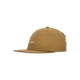 cappellino visiera piatta uomo bold twill 6 panel strapback BROWN BUTTER