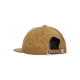 cappellino visiera piatta uomo bold twill 6 panel strapback BROWN BUTTER