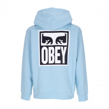 felpa leggera cappuccio uomo eyes icon 2 premium french terry hooded po SKY BLUE