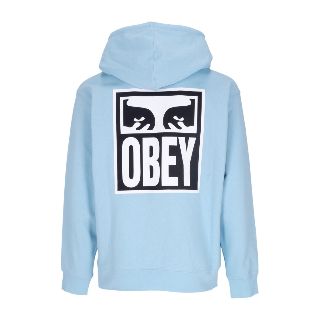 felpa leggera cappuccio uomo eyes icon 2 premium french terry hooded po SKY BLUE