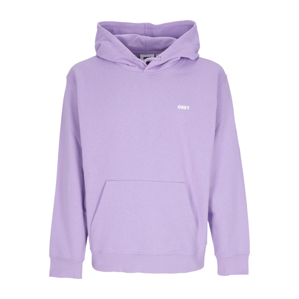 felpa leggera cappuccio uomo bold hood premium french terry DIGITAL LAVENDER