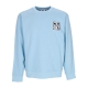 felpa leggera girocollo uomo eyes icon 2 crew premium  french terry SKY BLUE