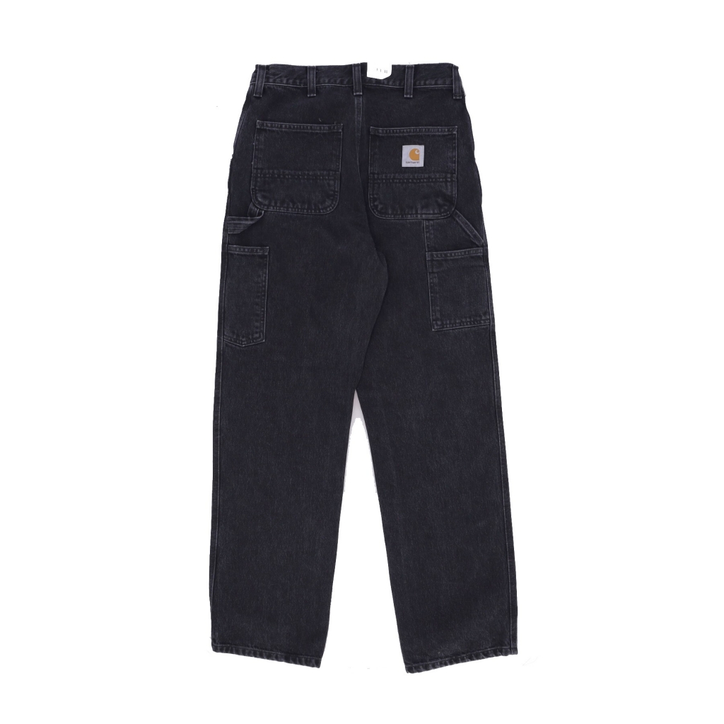 jeans uomo single knee pant BLACK STONE WASHED