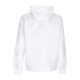 felpa leggera cappuccio uomo sportswear club hoodie WHITE/WHITE/BLACK