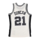 canotta basket uomo nba off white team color swingman jersey hardwood classics 1998 no 21 tim duncan saaspu